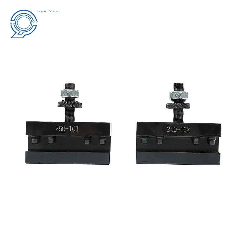 3Pcs Piston Type Quick Change Tool Post Set for Lathe 6-12" (AXA 250-100)