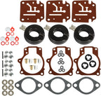 3PCS Carburetor Rebuild Kit for Johnson Evinrude 40 45 48 HP (Year Range)