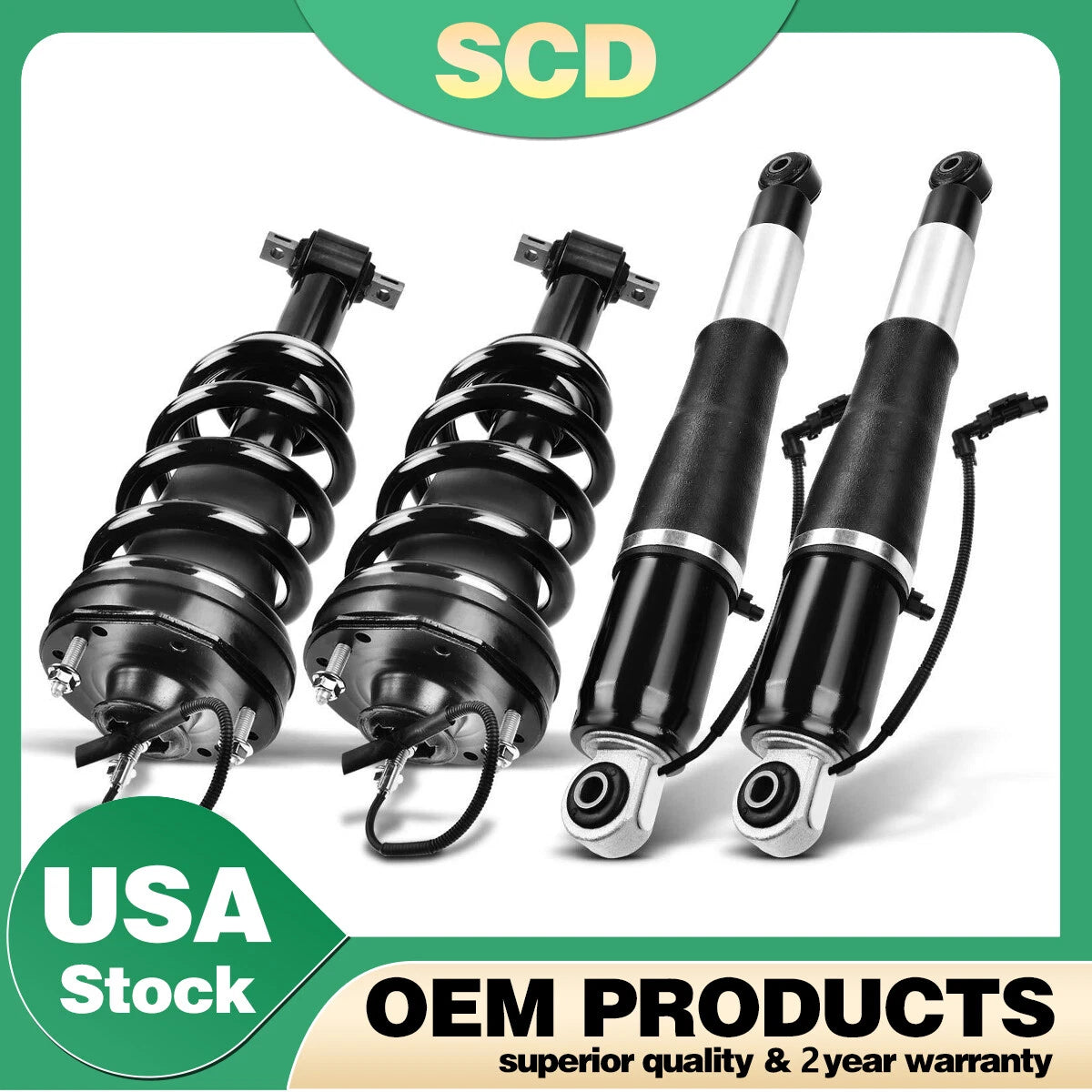 4X Front & Rear Shock Strut for Chevy Tahoe Suburban Escalade (2000–2006)