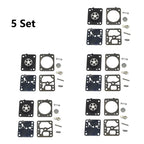 Set of 5 Carburetor Carb Kits for Stihl FS94 FS94R FS94RC KM94R HL92C (4149 007 1701)