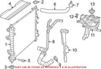 Lower Radiator Coolant Hose for Dodge Durango (2011–2023) 68244092AB