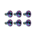 6 x Titanium Alloy M5x20mm Torx Head Bolts for Bike Motorcycle