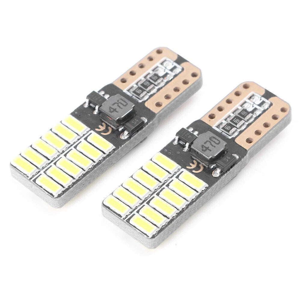 Set of 2 LED Side Marker Lamps T10 W5W 4014 for