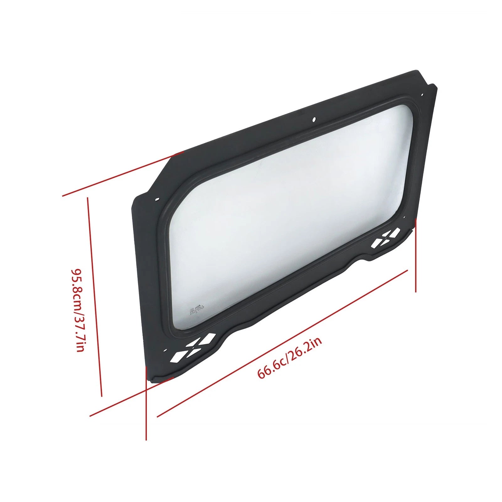 Full Glass Windshield for Polaris RZR 900 1000 Turbo (2014–2018)