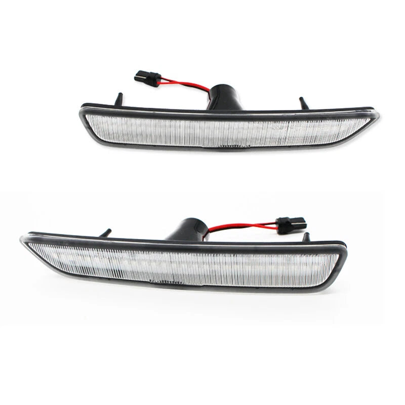 Front Amber LED Side Marker Lights for Ford Mustang (2010–2014)