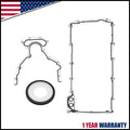 Engine Rear Main Seal & Oil Pan Gasket Kit for Chevy GMC 4.8 5.3 6.0 6.2L V8 (2000–2023)
