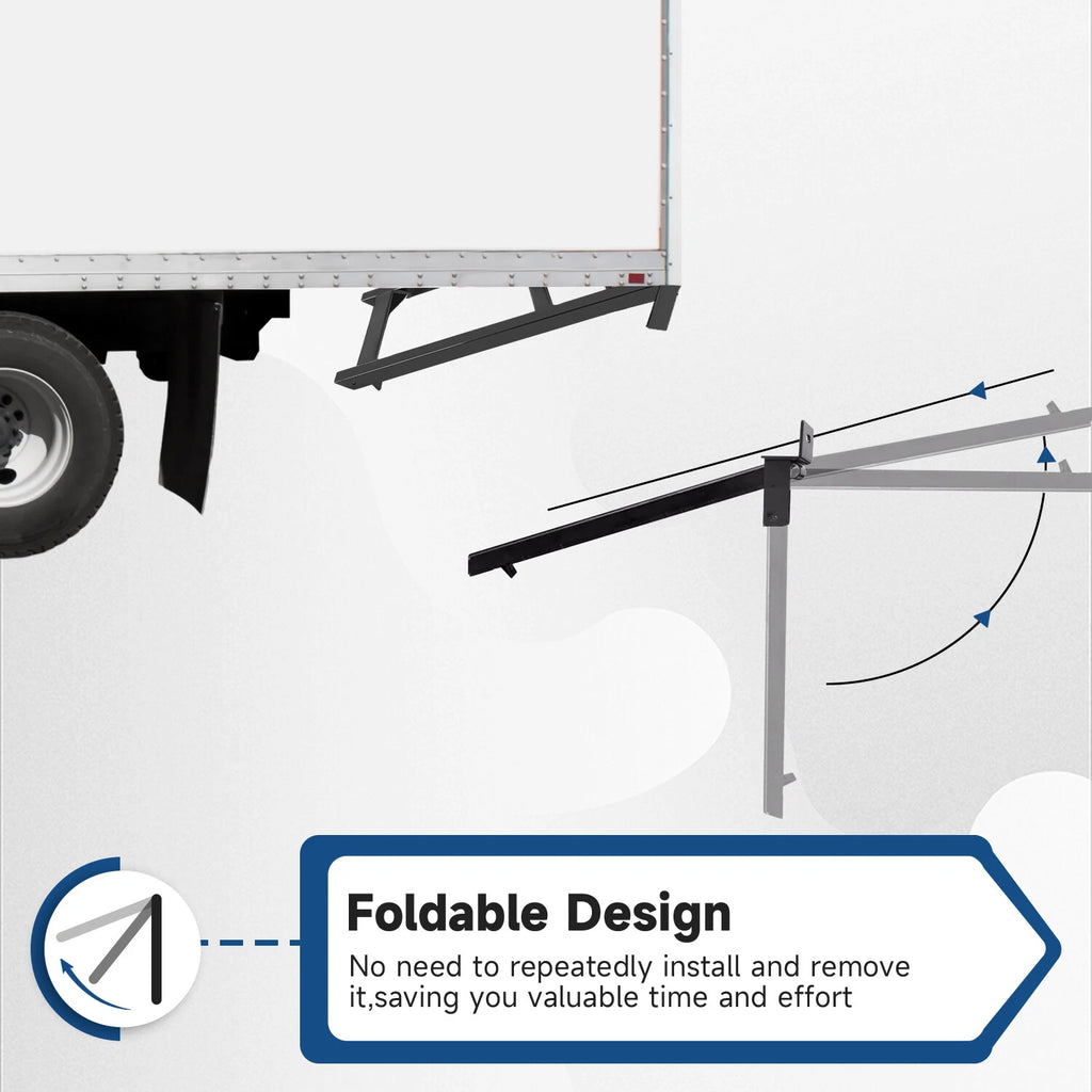 2X Retractable Tailgate Ladder for Truck (27")