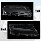 1 Pair Headlight Lens Cover for BMW E46 (1998–2002) 63126904297