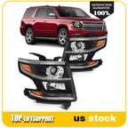 Headlight Assembly for Chevy Tahoe Suburban (2015–2017) Amber Corner Projector