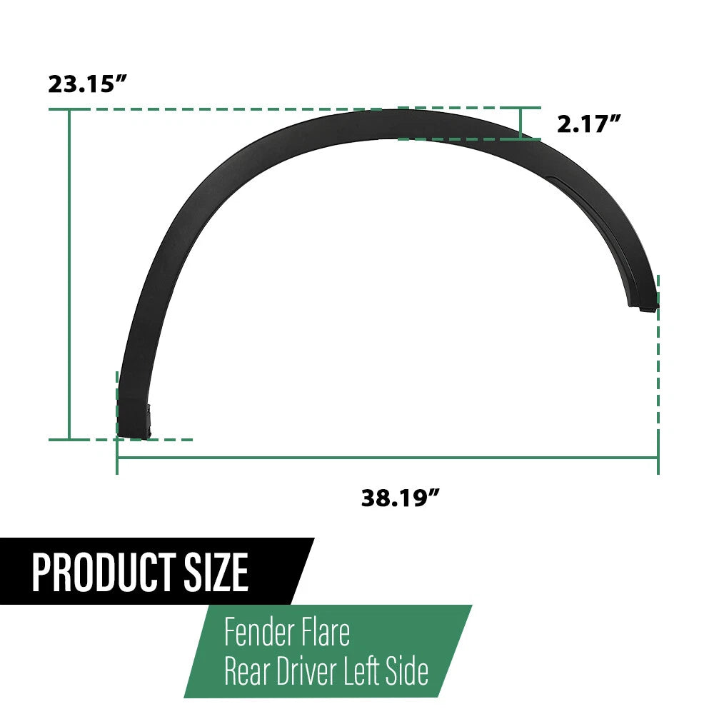 Rear Left Fender Flare for Chevy Blazer (2019–2025)