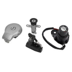 Set of 4 Ignition Key Switch Fuel Cap Helmet Seat Locks for Yamaha XV400 Virago (1991–1994)