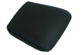 Leather Synthetic Console Armrest Cover for Ford Mustang (2005–2009) Blue Stitch