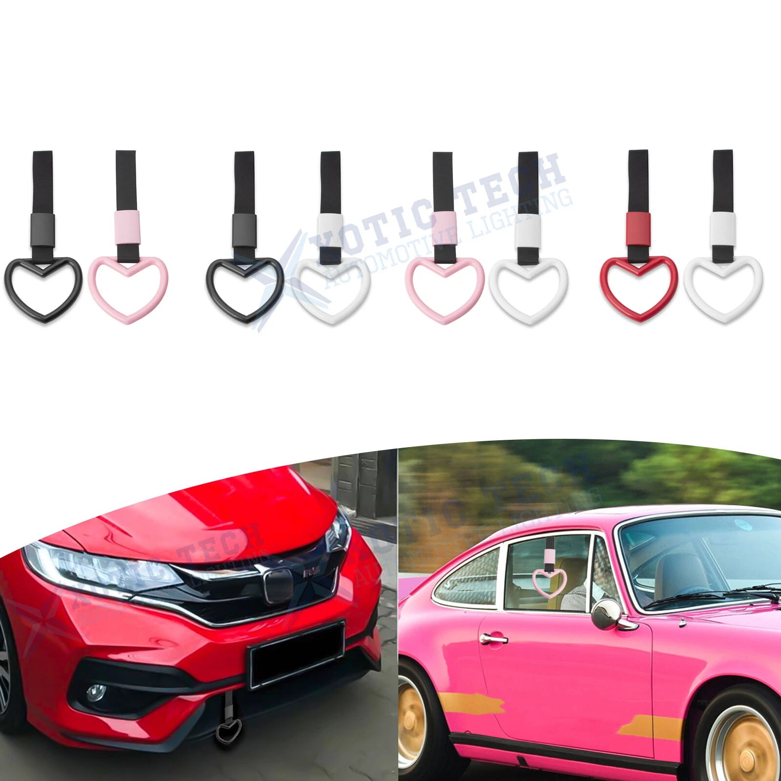 Heart-Shaped Tsurikawa JDM Handle Strap Loop for Car (Universal)