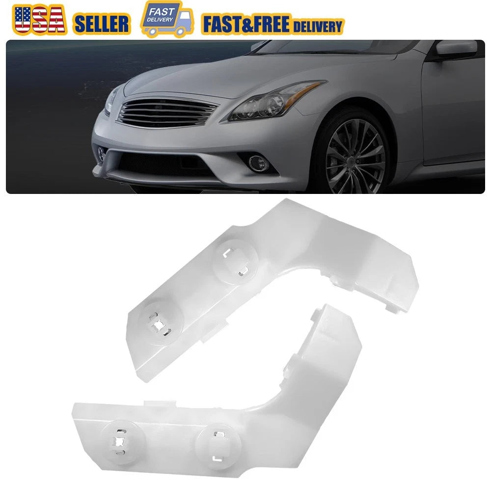 Front Bumper Bracket Set of 2 for Infiniti G37 (2008–2013) Q60 (2014–2015)