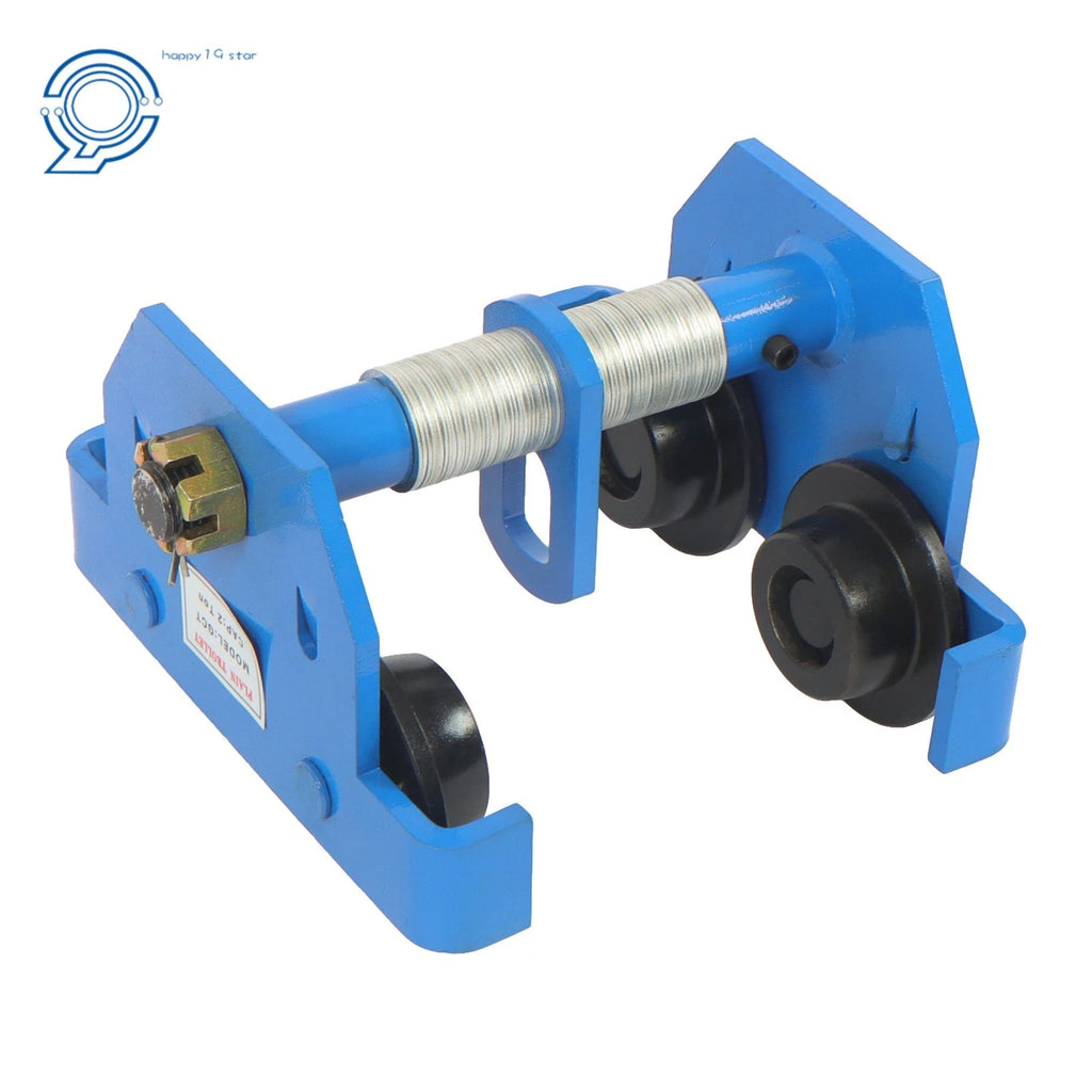 2X Dual Wheels I-Beam Trolley for Adjustable 65-180mm (2 Ton Capacity)
