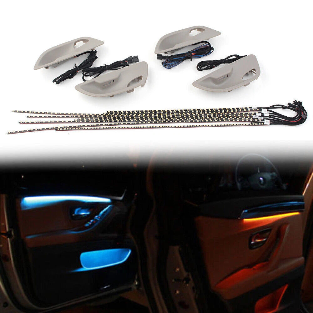 Interior LED Ambient Door Light Stripes for BMW 5 Series F10/F11 (2010–2017)