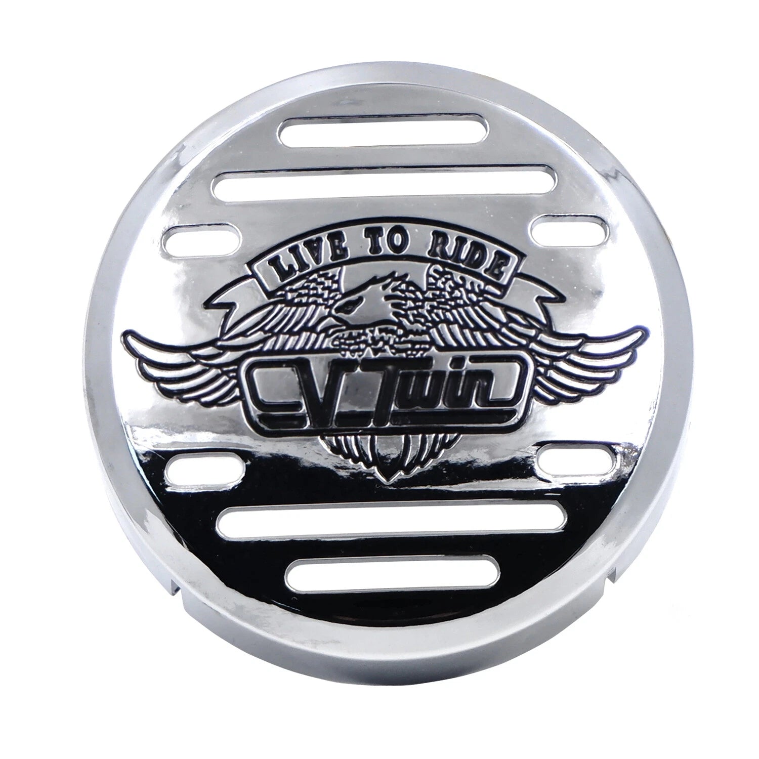 Chrome V-Twin Horn Cover for Yamaha V-Star 650 (2000–2017)