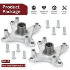 2 x Left & Right Hub w/ Bolts for Hawkeye 300/Sportsman 400
