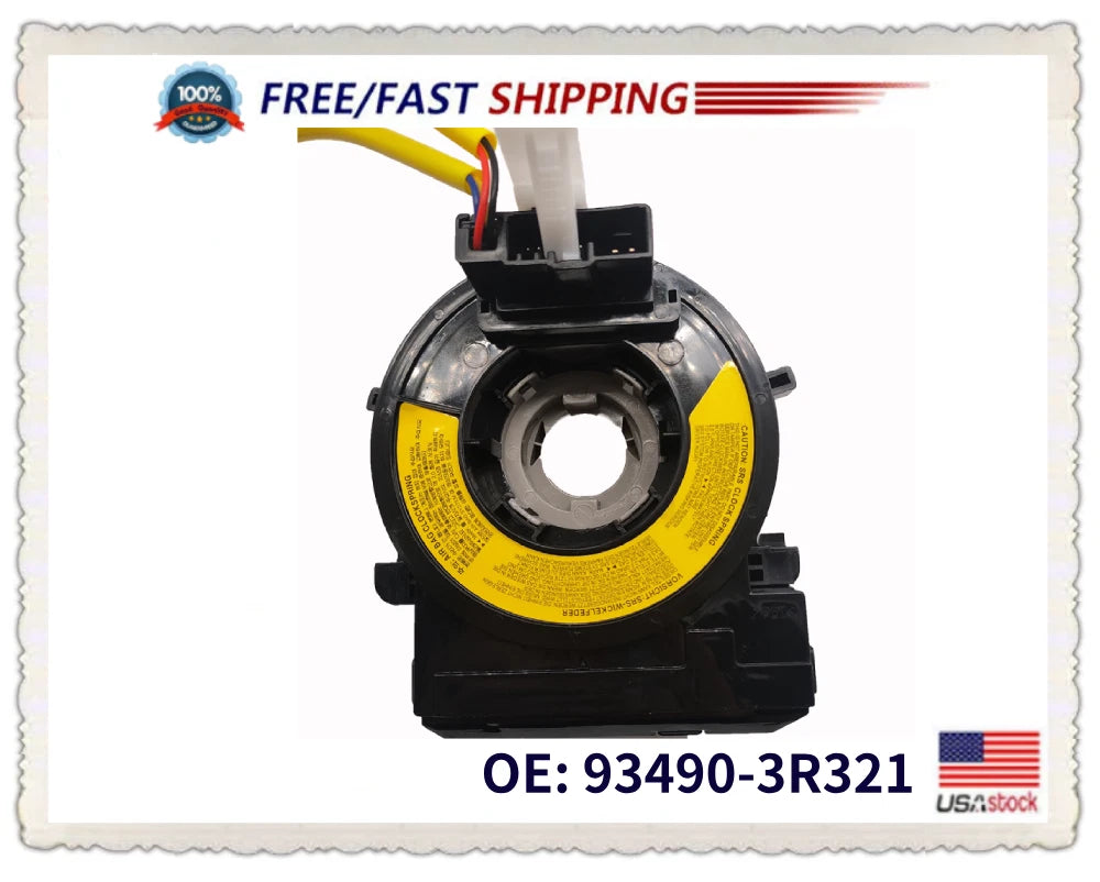 Clock Spring Spiral Cable for Kia Optima (2011–2013) 93490-3R321, Heated Seats