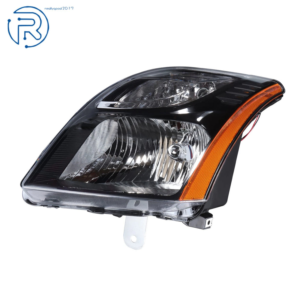 Left Side Headlight for Nissan Sentra (2010-2012) Black Housing Halogen