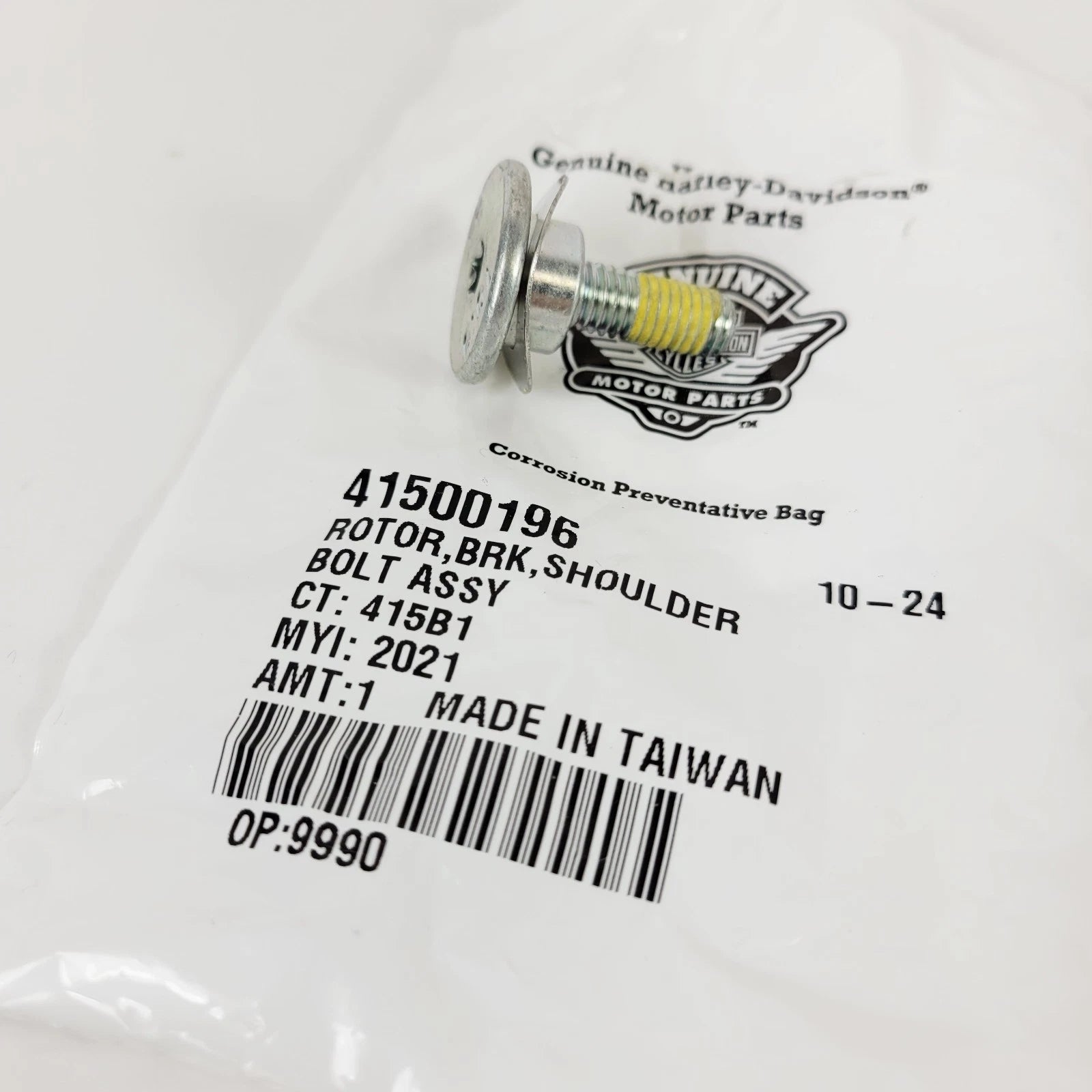 Front Brake Rotor Hardware Bolts for Harley Sportster S RH1250S (2021–2025)