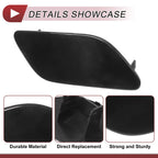 Front Right Washer Nozzle Cover Cap for Audi A6 (C7) (2015–2018) 1 Pcs Black