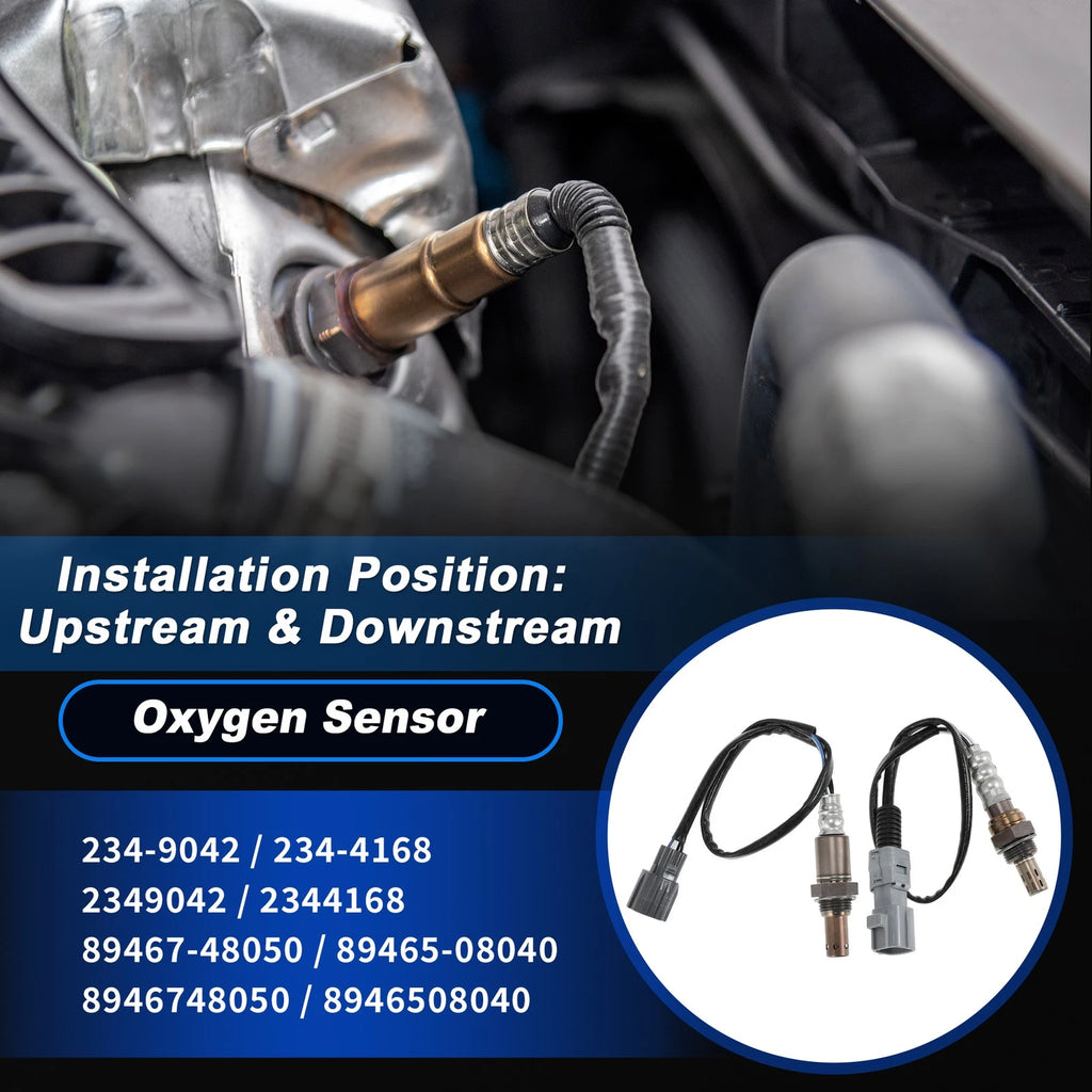 2X Upstream & Downstream Oxygen Sensor for Toyota Sienna (2004–2006)