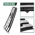 Front Bumper Lower Grille for Toyota Highlander (2017–2019) Black & Chrome