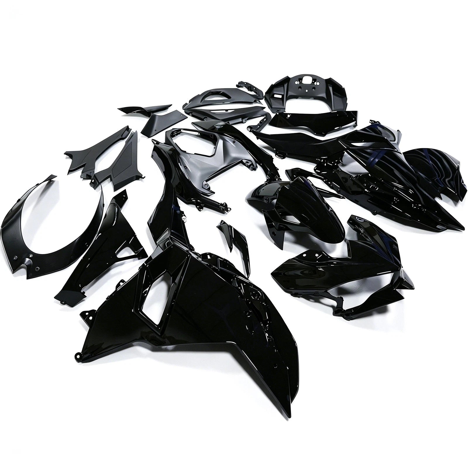Bodywork Fairing Kit for Kawasaki Ninja 500 (2024–2026) - Glossy Black ABS