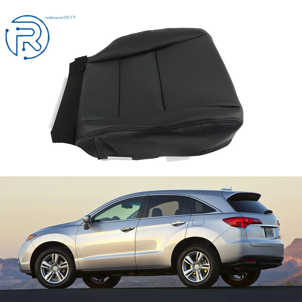 Leather Seat Cover for Acura RDX (2007–2012) - Driver Bottom, Black