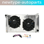 3 Row Radiator with Shroud & Fan Thermostat for Chevy GMC C/K10 (1967–1972)