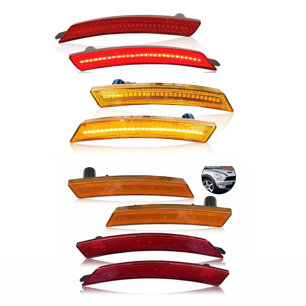 Set of 2 Side Marker Fender Lights for Mini Cooper R55 R56 R57 R58 R59 R60