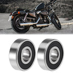Set of 2 S6201-2RS Deep Groove Ball Bearings 12x32x10mm Double Sealed