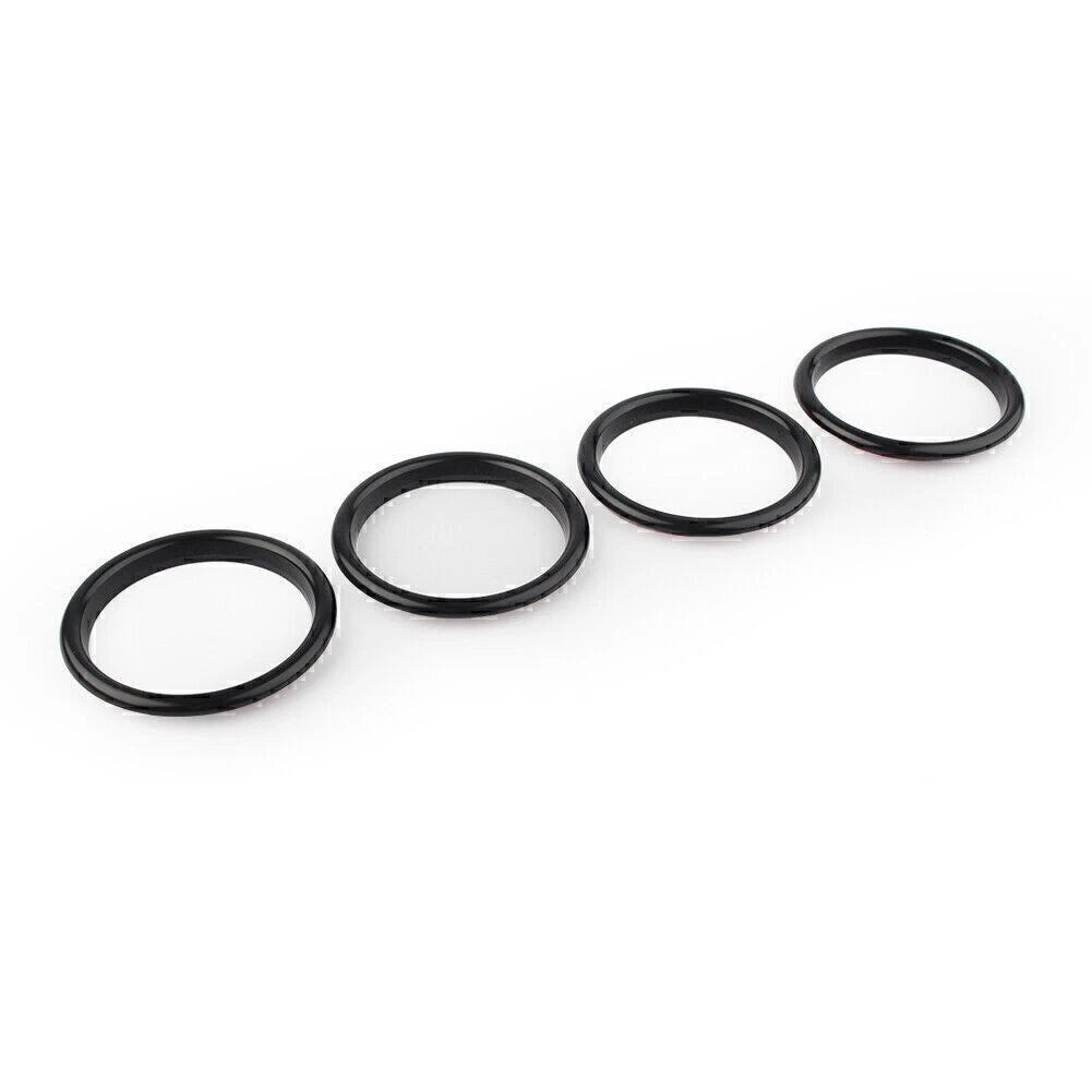 Air Conditioning Control Knob Ring Cover Trim for Audi A3/S3 Q2L (2012–2019) Black