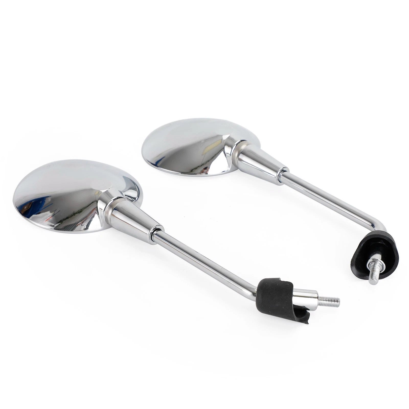 Rear View Mirror Pair Chrome for Vespa Primavera 50 125 150 (2T 4T Elettrica)