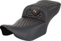 SADDLEMEN Roadsofa Extended Reach Seat for Motorcycle (Without Backrest)
