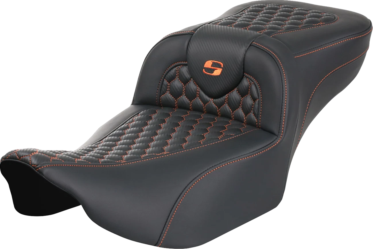 SADDLEMEN Roadsofa Extended Reach Seat for Motorcycle (Without Backrest)
