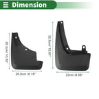 Mud Flaps Splash Guards for Ford Territory (2019–2023) W/ Mount Accessories