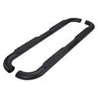 Black 4in Oval Bent w/2 Pads Step Nerf Bar for 2015-19 Colorado/Canyon Crew Cab