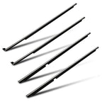 Set of 4 Door Outer Window Moulding Weatherstrip Seals for Toyota Corolla