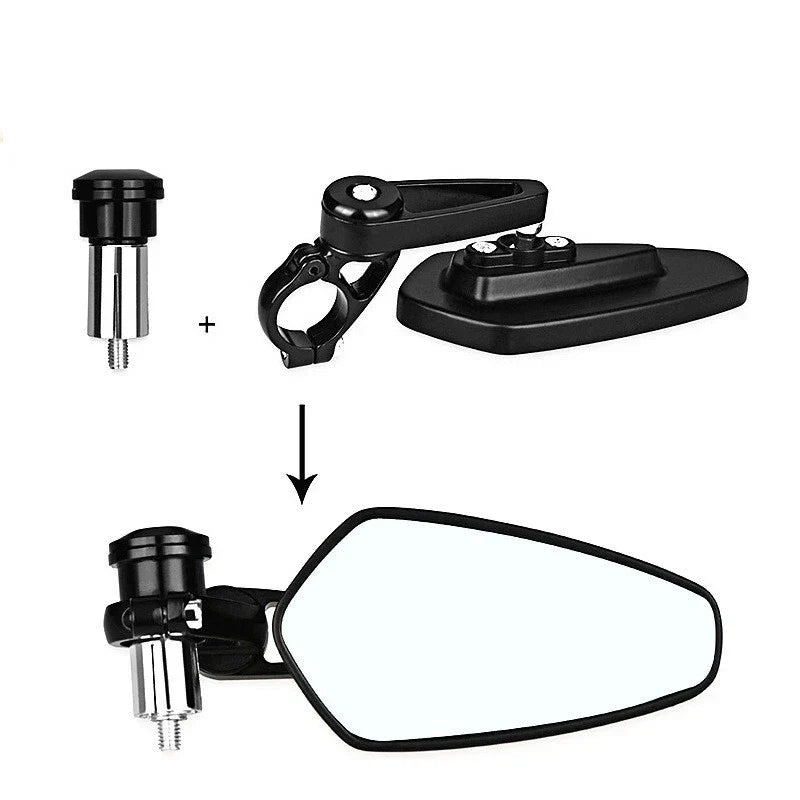 7/8" Bar End Side Mirrors for Yamaha MT-07 MT-09 FZ07 FZ09 (2014-2023)