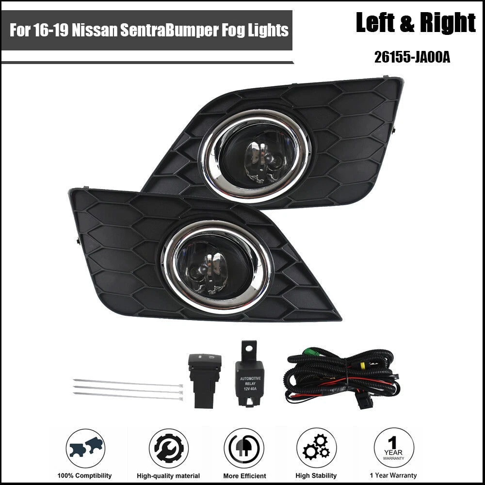 Clear Bumper Lights for Nissan Sentra (2016–2019)
