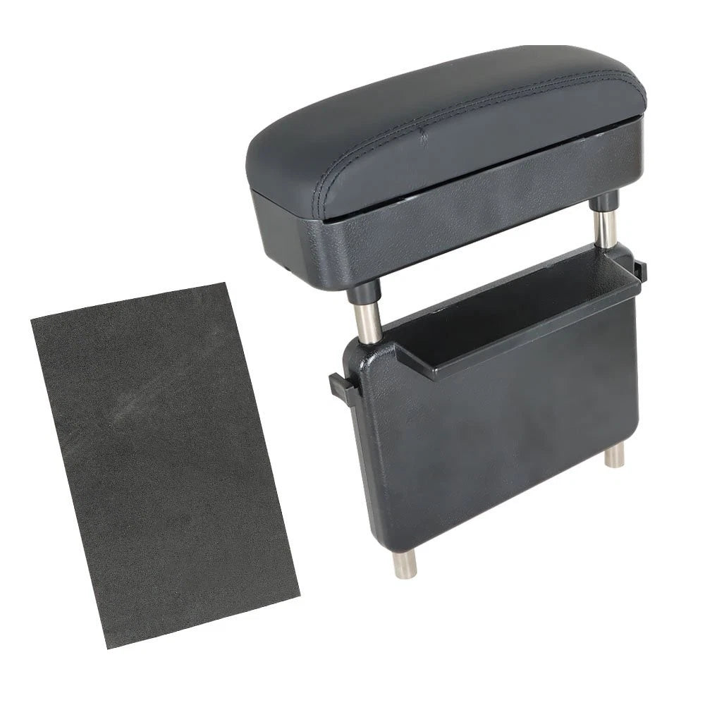 Car Center Console Armrest Box for Universal Fit (Adjustable)