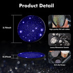 Bling Blue Cup Coasters for Shift Knob Cover Interior Accessories (2024-2024)