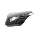 Pair Carbon Look Rearview Side Wing Mirror Cover Caps for Corvette C8 (2020–2024)