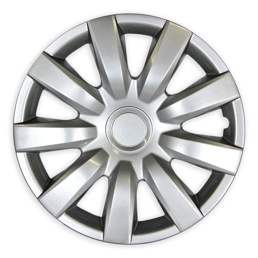 Push-On Wheel Cover Hubcaps Silver for Toyota Camry (2004–2006)