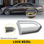 Chrome Door Lock Cylinder Cover for Cadillac XTS XT5 CT6 ATS CTS XT4 (2013–2023)