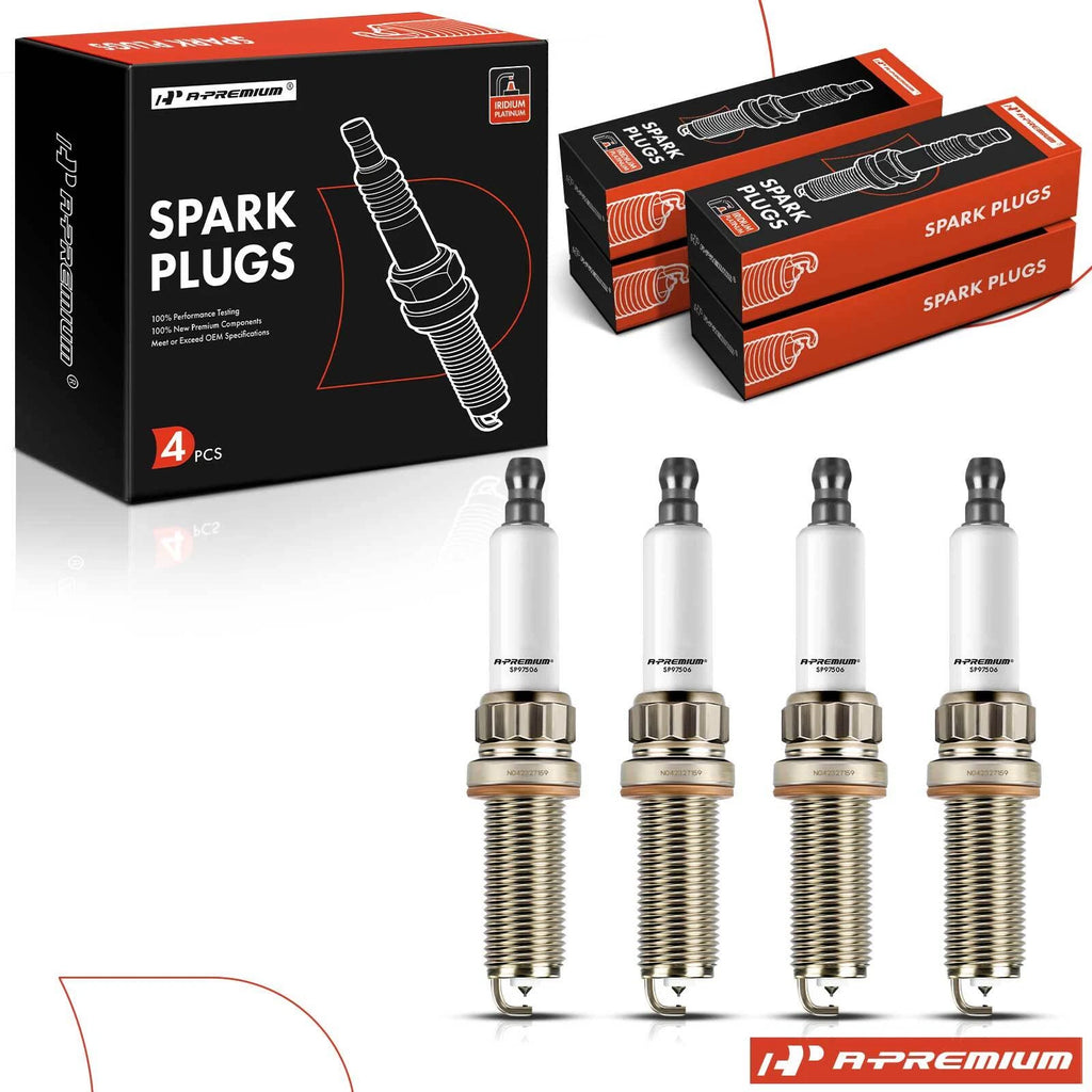 Set of 4 Iridium Platinum Spark Plugs for BMW 328i 320i X5 528i X3 (2012–2016)