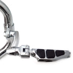 Flat Stiletto Foot Peg 1.25" Arched Clamp for Harley Sportster (T)