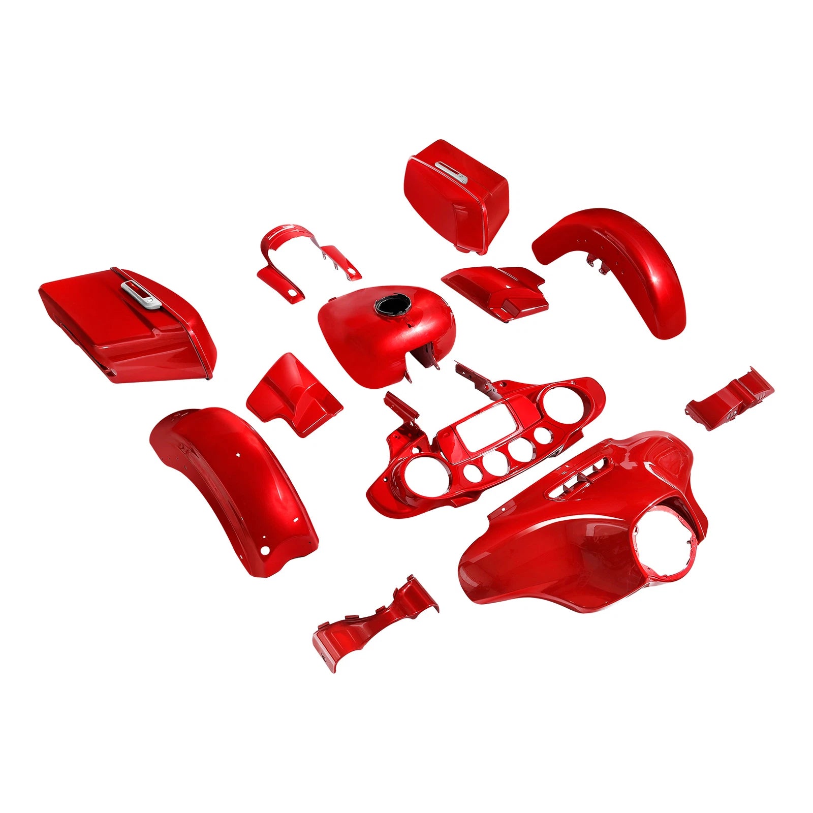 Fairing Bodywork for Harley Street Glide (2014–2024) Wicked Red Glossy